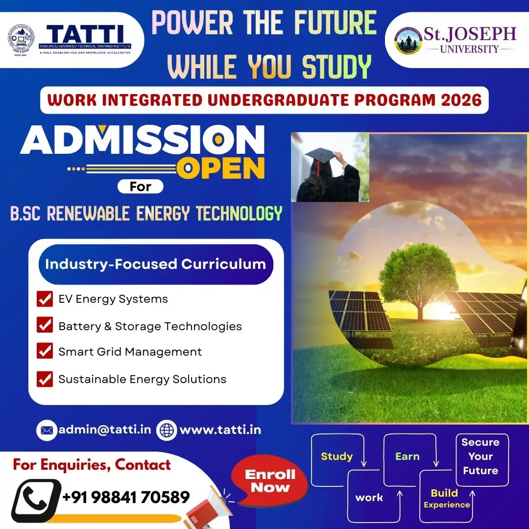 Bsc renewable energy technology
